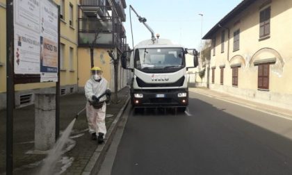 Coronavirus: procede la sanificazione delle strade di Pavia e in alcuni Comuni della provincia