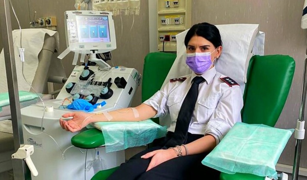 Carabinieri guariti donano il loro plasma per trattare i malati Covid