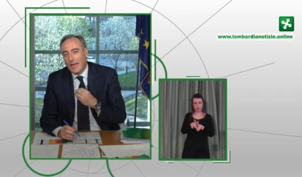 Coronavirus, Gallera: “Siamo in fase discendente”. A Pavia 2.823 positivi (+88) VIDEO