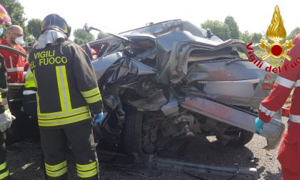 Incidente stradale in autostrada, sulla A1 atterra l'elisoccorso FOTO