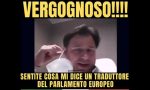 Il microfono resta aperto: "Che c***ne". L'europarlamentare Ciocca insultato in diretta dall'interprete VIDEO