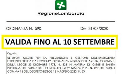 Nuova ordinanza di Regione Lombardia N. 590 “Ulteriori misure per la prevenzione e gestione dell’emergenza epidemiologica da Covid-19”