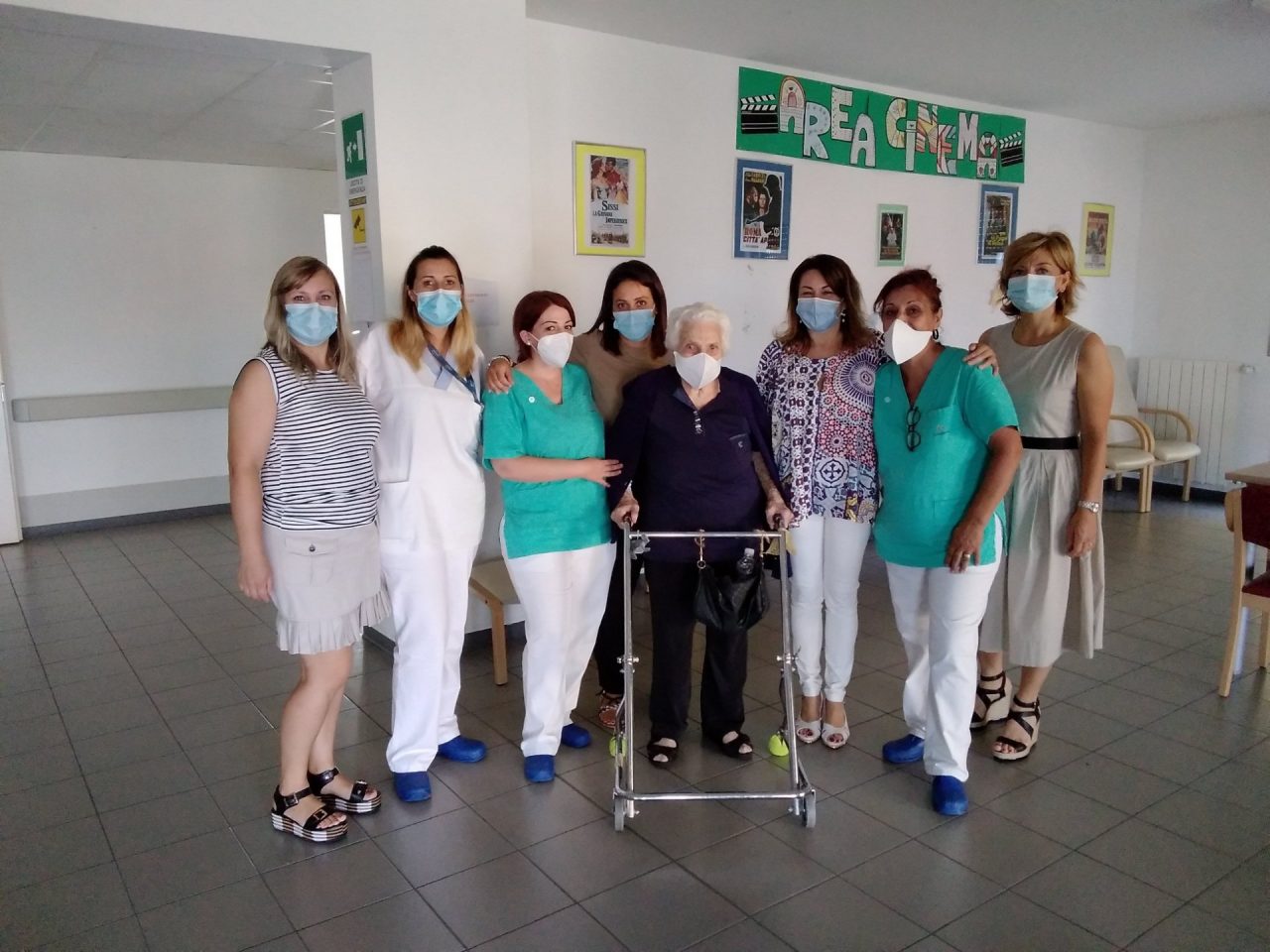 Nonna Monda a 105 anni sconfigge il Covid