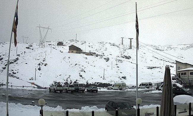 Dopo il gran caldo arriva la nevicata d’agosto FOTO