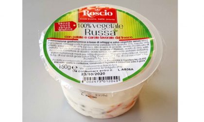 Allergene non dichiarato, insalata russa prodotta a Vidigulfo richiamata dal mercato