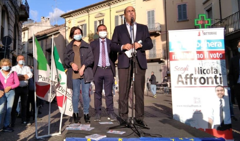 Elezioni Voghera 2020: Nicola Zingaretti a sostegno di Nicola Affronti