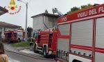 Incendio tetto a Torrazza Coste, fiamme domate in 3 ore FOTO