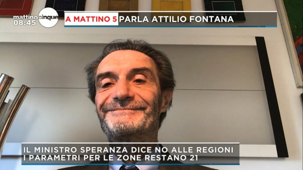 Lombardia zona rossa fino al 27 novembre, Fontana: “Ma abbiamo numeri da zona arancione”