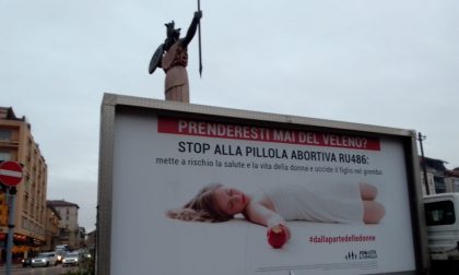 Anche a Pavia i camion vela contro i rischi della pillola abortiva RU486