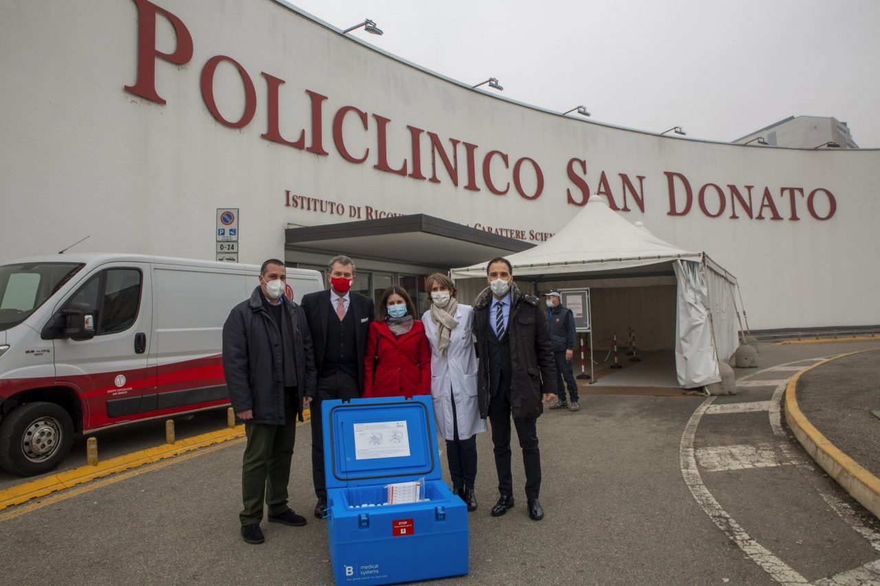 Il Gruppo San Donato dona 3500 dosi di vaccino antinfluenzale ad Avis Lombardia