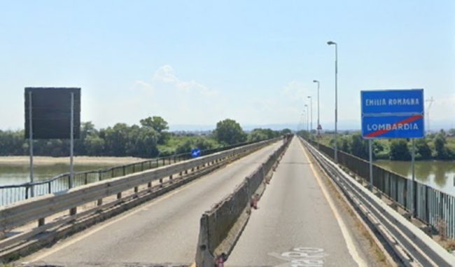 Ponte sul Po di Pieve Porto Morone, chiusura notturna dall'8 all'11 gennaio