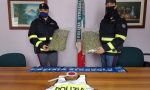 Arrestato corriere della droga, in auto aveva oltre due chili di marijuana