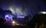 Brucia magazzino Amazon, dipendenti messi in salvo da ambulanza di passaggio