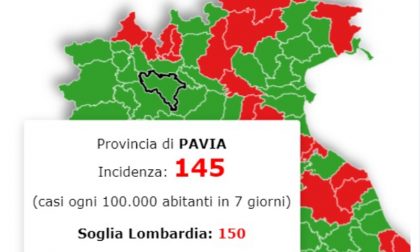 In Lombardia la situazione peggiora ma Pavia resta (di poco) sotto la soglia critica