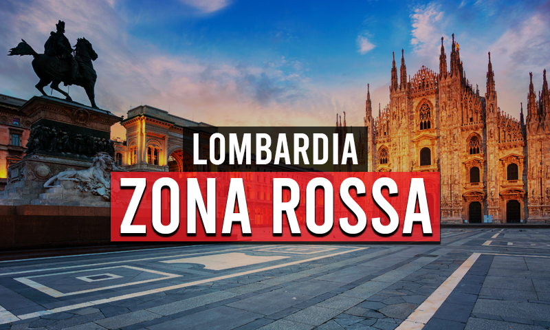 E’ ufficiale, da lunedì 15 marzo la Lombardia in zona rossa