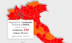 Covid: incidenza a Pavia quasi a quota 400