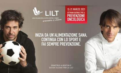 Davide Oldani e Demetrio Albertini testimonial della Settimana Nazionale per la Prevenzione Oncologica