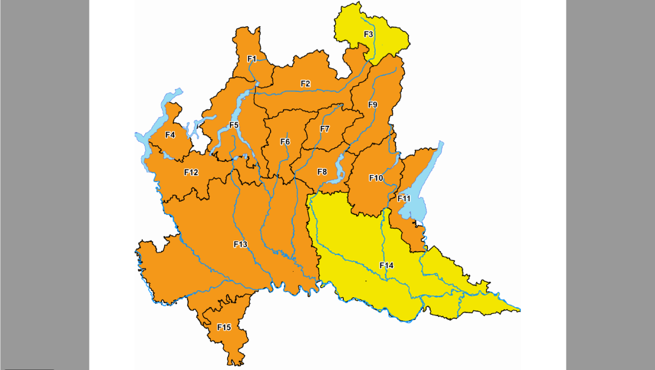 Alto rischio di incendi boschivi: allerta arancione della Protezione Civile