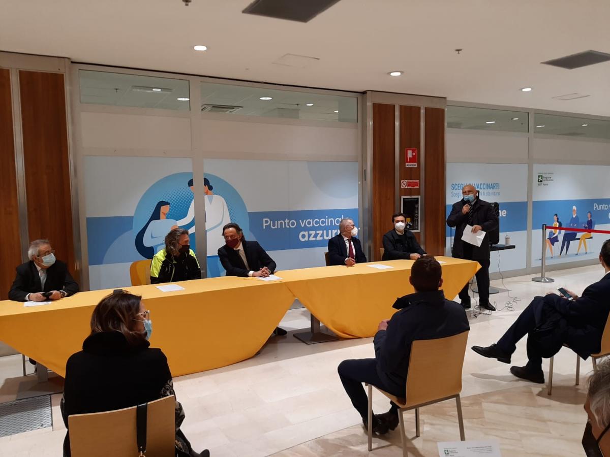 Anche l’assessore Foroni all’inaugurazione dell’Hub vaccinale di Vigevano
