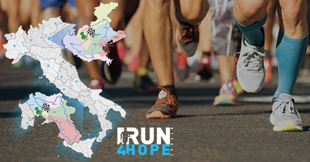 “Run For Hope”, la staffetta contro il cancro fa tappa a Pavia