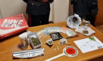 Hashish, marijuana e sette piantine di canapa indiana: denunciato 21enne