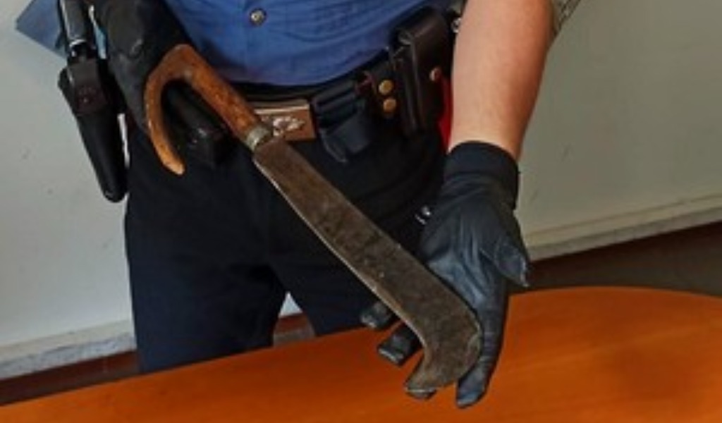 Minaccia e aggredisce con una roncola padre, madre e fratello: arrestato 34enne