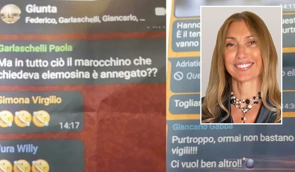 La chat tra la sindaca di Voghera e gli assessori: “Ma il marocchino che chiedeva l’elemosina è annegato?”