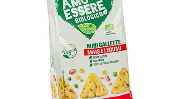 Allergene non dichiarato, richiamate mini gallette mais e legumi prodotte in Lomellina