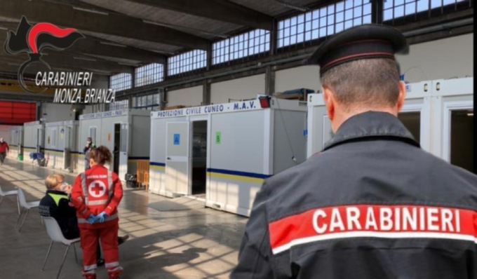 Narcotrafficante vigevanese rintracciato e arrestato al centro vaccinale