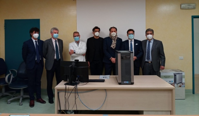 Donato un sanificatore d’aria e superfici al San Matteo di Pavia