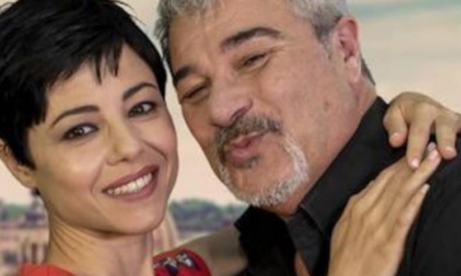 Pino Insegno e Alessia Navarro in "Imparare ad amarsi"