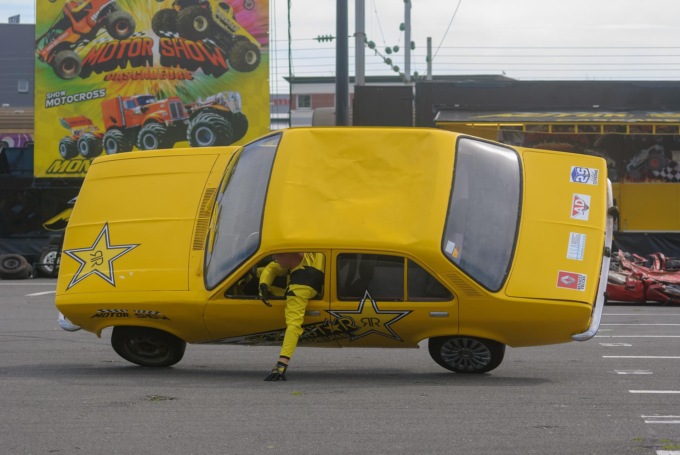 “Pavia Motor Show”, stuntmen al volante