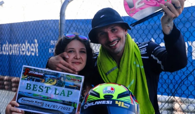 Michele Milanesi 2° assoluto in entrambe le manche di gara, centra anche il best lap