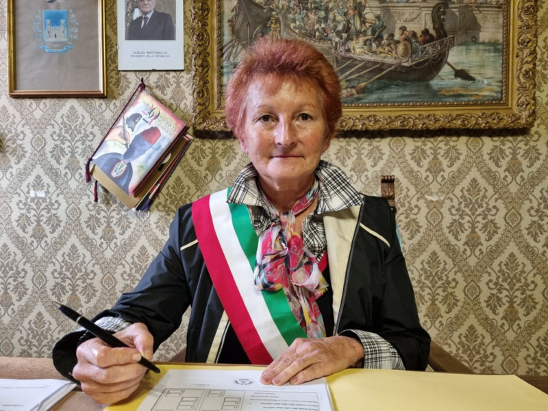 Il sindaco di Breme Cesarina Guazzora