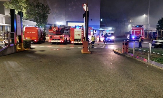 Incendio nell’altoforno: rogo e sette operai coinvolti