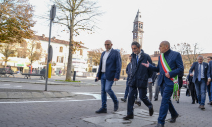 Tour Aree interne, il presidente Attilio Fontana visita la Lomellina