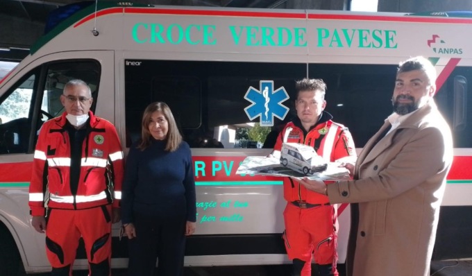 La Croce Verde Pavese avrà a disposizione un Fiat Doblò, destinato ad assistere chi ha bisogno