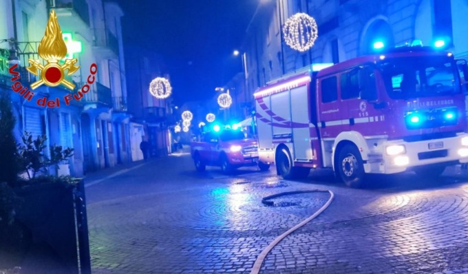 Scantinato allagato a Voghera, arrivano i Vigili del Fuoco