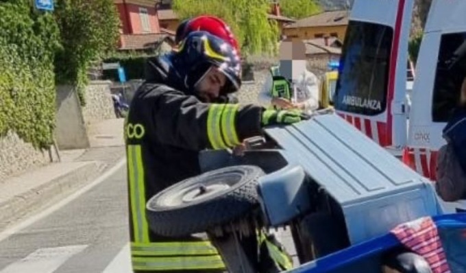 Schianto tra un’auto e un’apecar: a Varzi arrivano due elisoccorso