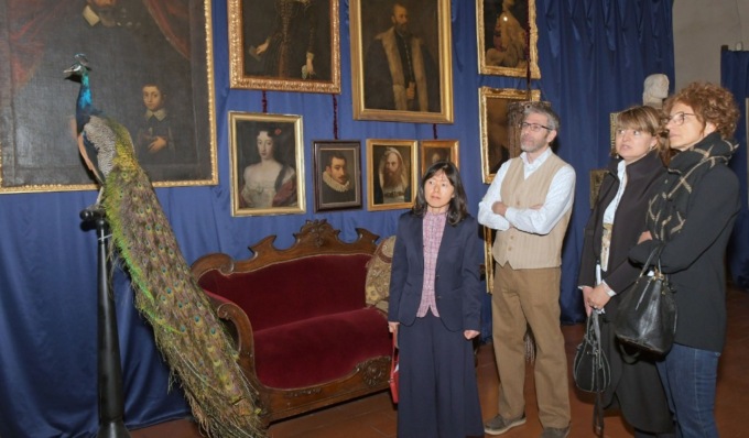 Il console Generale del Giappone Tokuko Nabeshima in visita al Castello Visconteo