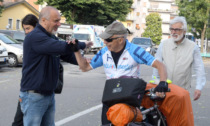 In bicicletta da Pavia al cuore dell'Europa: la nuova sfida del 77enne Diego Vallati