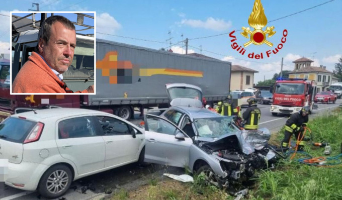 Schianto contro un Tir a Casteggio: Gianni Pavan, docente dell’Università di Pavia è morto in ospedale