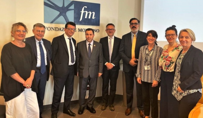 Alla Fondazione Mondino di Pavia in visita le autorità sanitarie degli Emirati Arabi
