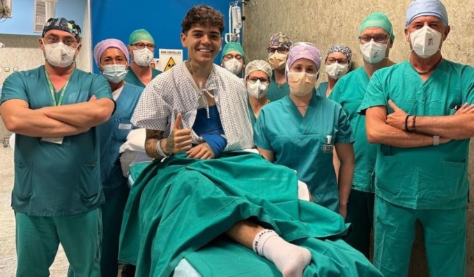 Il rapper “Blind” cade in moto sul circuito di Castelletto di Branduzzo e viene operato ad una spalla