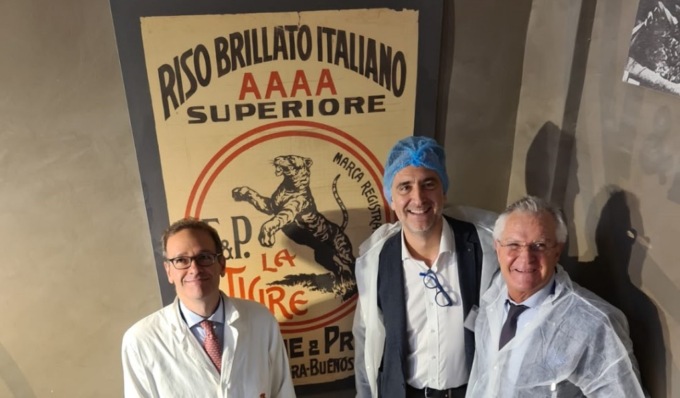 Assessore Beduschi in visita alla Riso Gallo: “In provincia di Pavia tradizione di alta qualità”