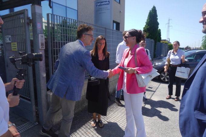 L’assessore regionale Mazzali in visita a Netweek: “Obiettivo? Raccontare meglio le grandi opportunità che offriamo”