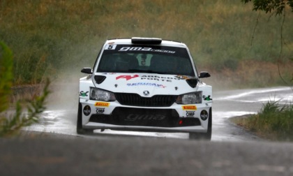 Davide Nicelli, buon terzo posto in rimonta al Rally Valli d'Oltrepò