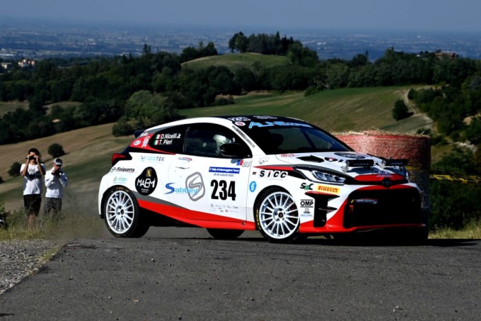 Davide Nicelli, dopo la Yaris in gara con la Skoda Fabio R5 al Rally Valli Oltrepò
