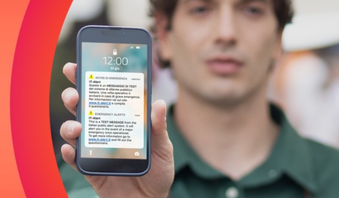 In provincia di Pavia tornano i test d’allarme pubblico IT-Alert su tutti i telefonini
