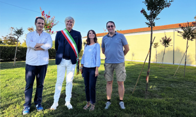 KSB Italia azzera le emissioni di CO2 anche grazie a nuovi alberi nel Bosco del Ricordo di Sannazzaro de’ Burgondi